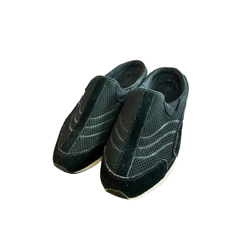 8W Easy Spirit Womens Estraveltime Comfort Mule Sneakers Shoes Black